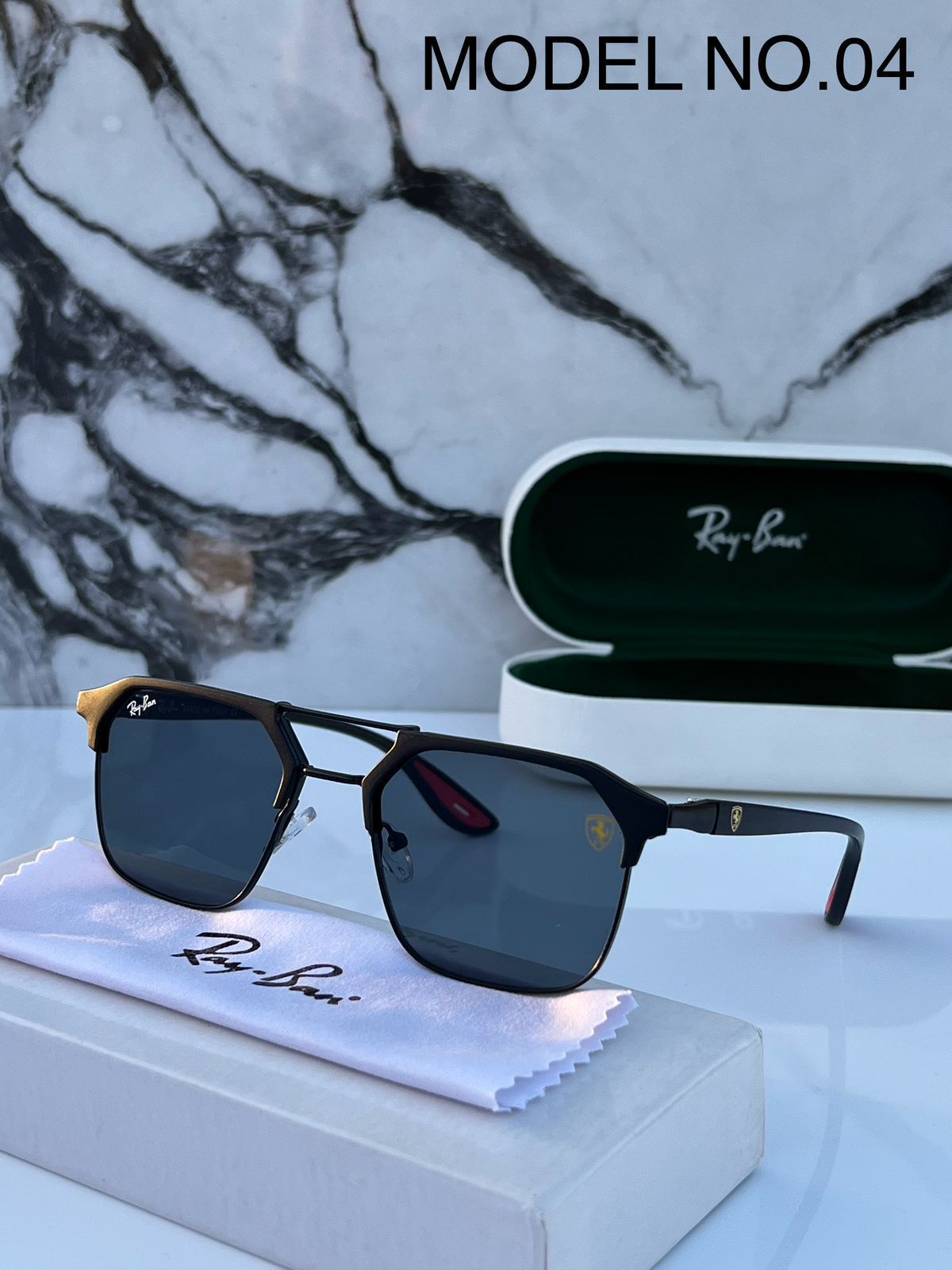 R&b 04 sunglasses Black uv protection