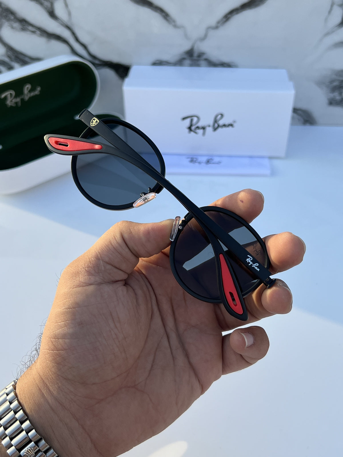 Carbon fiber FULL BLACK UV-400 SUNGLASSES #4